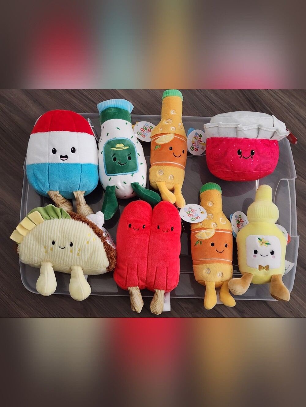 Lot Of 8 - Gigglescape Assorted Plush Toy